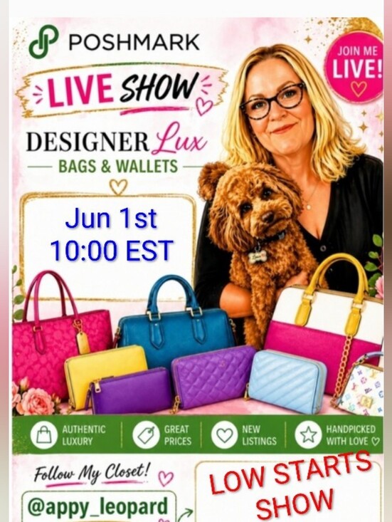 Handbags - Jane's Live Show Flyer